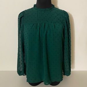 Emerald Green Blouse - Monteau